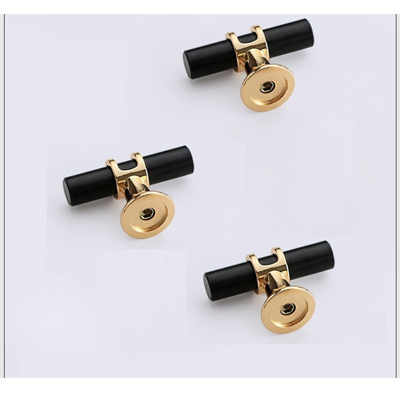 Priaora 6 Pack Matte Black Cabinet Knobs Drawer Knobs, Single