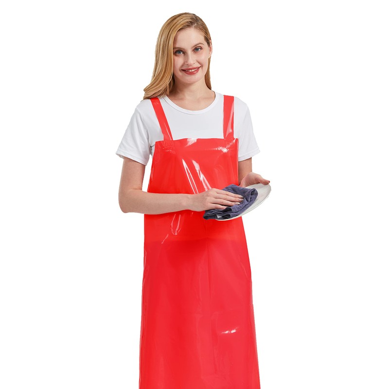 Nanxson Unisex Apron TPU Waterproof Apron H-shaped Shoulder Strap Work