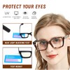 Hubeye Reading Glasses for Women 3 Packs Oprah Style Square