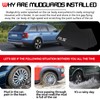 XUKEY 4pcs Black Universal Mudflaps for Car Pickup SUV Van