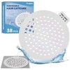 Disposable Shower Drain Hair Catcher 38 Pack, Peel and Stick