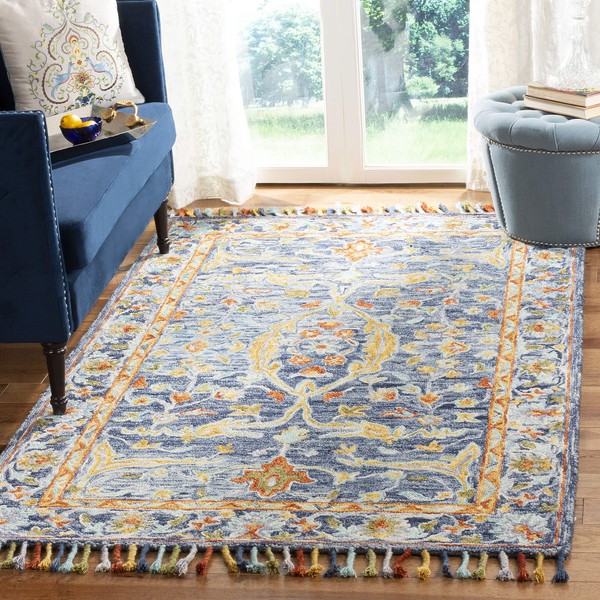 SAFAVIEH Aspen Collection Accent Rug - 2' x 3', Blue