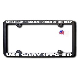 James E. Reid Design Shellback USS Gary (FFG-51) License Frame