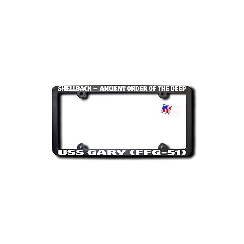 James E. Reid Design Shellback USS Gary (FFG-51) License Frame