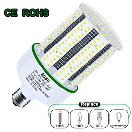 SAGFU 100W LED Corn Light Bulb,LED Corn Bulb 5000K Daylight White,2-Pack 1000W Equivalent, Super Bright,E26 E39 Base for Indoor Outdoor Workshop Garage Warehouse High Bay Lighting G (100W 5000K)