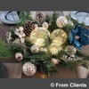 Crackle Globe LED Lamp Battery Operated with Timer, Lighted Glass