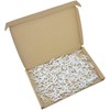120 PCS White Plastic Curtain Hooks – Glider Hooks for
