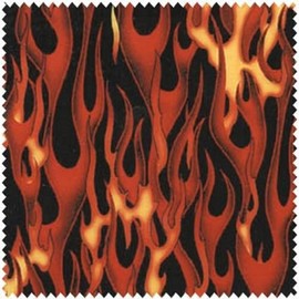 Motion 144 RED Flames BTY Cotton Fabric Supply:lauraotr_AB