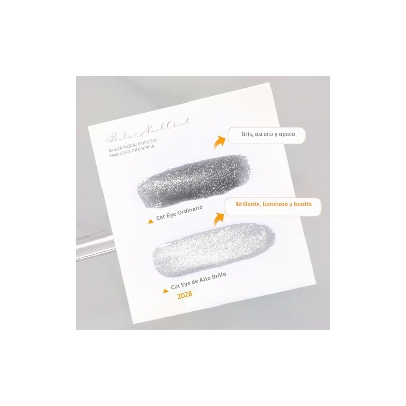 GAOY - Esmalte de uñas en gel Cat Eye, holográfico