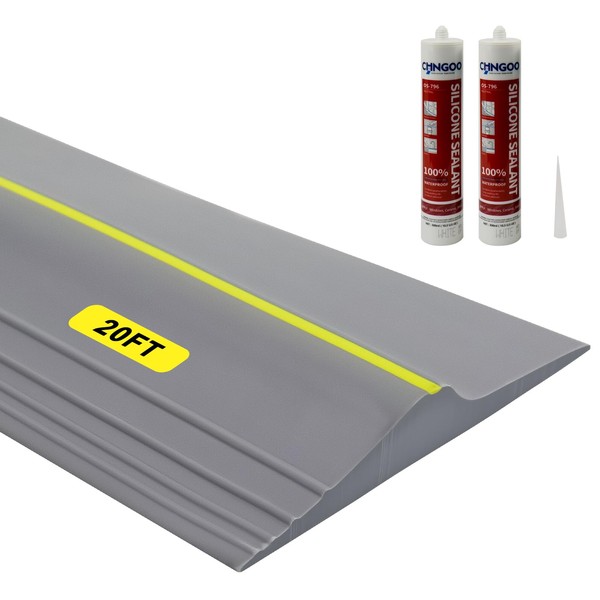 VUAOHIY VUAOHIY Universal Garage Door Bottom Threshold Seal Rubber Strip