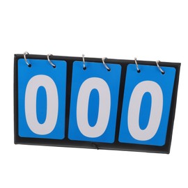 KOMBIUDA Multi Sport Portable Scoreboard Flipper for Basketball Soccer Tennis Volleyball Tabletop Match Scorer with Bold Numbers Lightweight Flip Score Keeper for Accurate Game Tracking