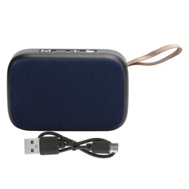 Heayzoki Bluetooth Speaker Subwoofer Stereo Portable USB Mini Sound with FM Radio,Bluetooth Speaker with ubwoofer.(Blue)