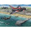 Gibsons Airshow Over Eastbourne 1000 Piece Jigsaw Puzzle Plane Military