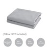 PiccoCasa Set of 2 Pillow Cases Covers Double Brushed Microfiber