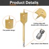 sourcing map Spade Drill Bit 1-1/8" Paddle Flat Bits Wood