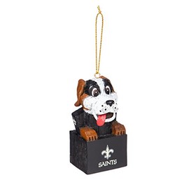 Team Sports America 3OT3819MAS New Orleans Saints Mascot Ornament