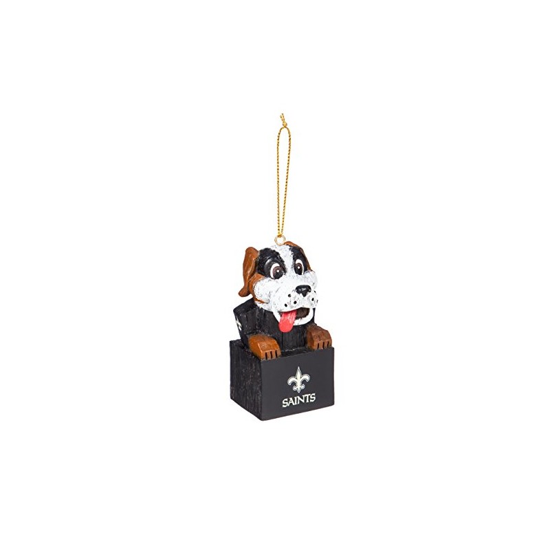 Team Sports America 3OT3819MAS New Orleans Saints Mascot Ornament