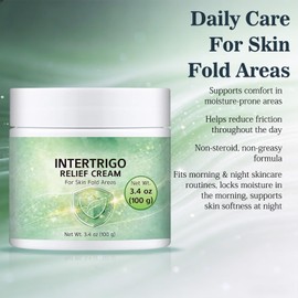 2PCS Intertrigo Cream-Non-Greasy Moisture Control Formula for Daily Comfort,Skin Fold Care & Chafing Support Cream,Helps Soothe Skin & Reduce Friction,for Underarms,Inner Thighs & Other Areas,6.8 oz