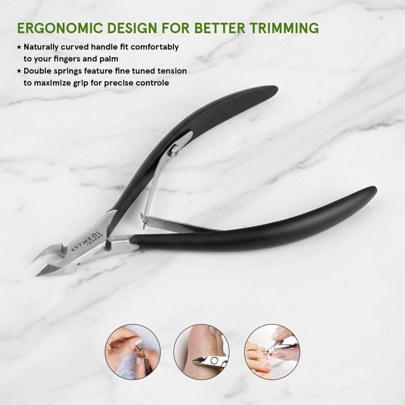 SYMBOL LONDON Cuticle Cutter Kit - Nippers & Pusher Manicure