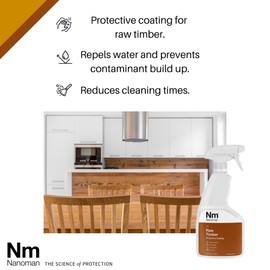 NANOMAN Timber Wood Water Liquids and Stain Penetrating Sealer 750mL