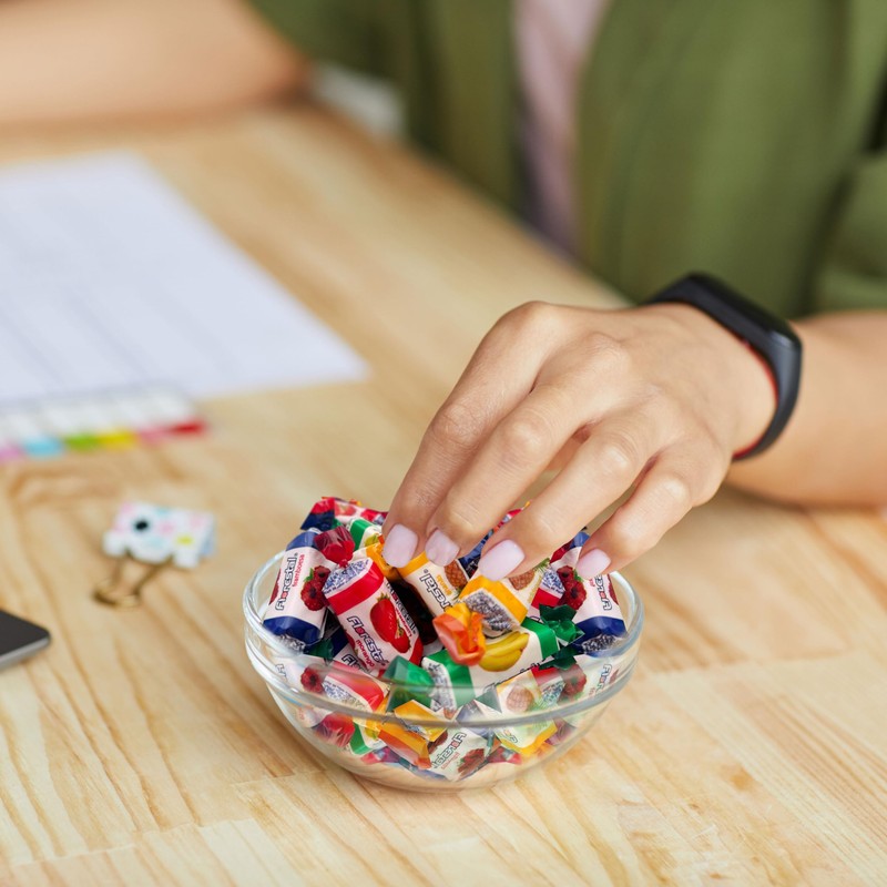 Assorted Taffy Candy - 1.5 Pound Bulk Pack (About 130