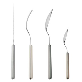 Broste Copenhagen Marstal 57000019 Cutlery for 2 People Stainless Steel in Grey Tones, 8 Pieces