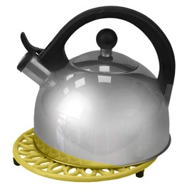 Home Basics Sunflower Heavy Weight Cast Iron Trivet, (Single) Yellow