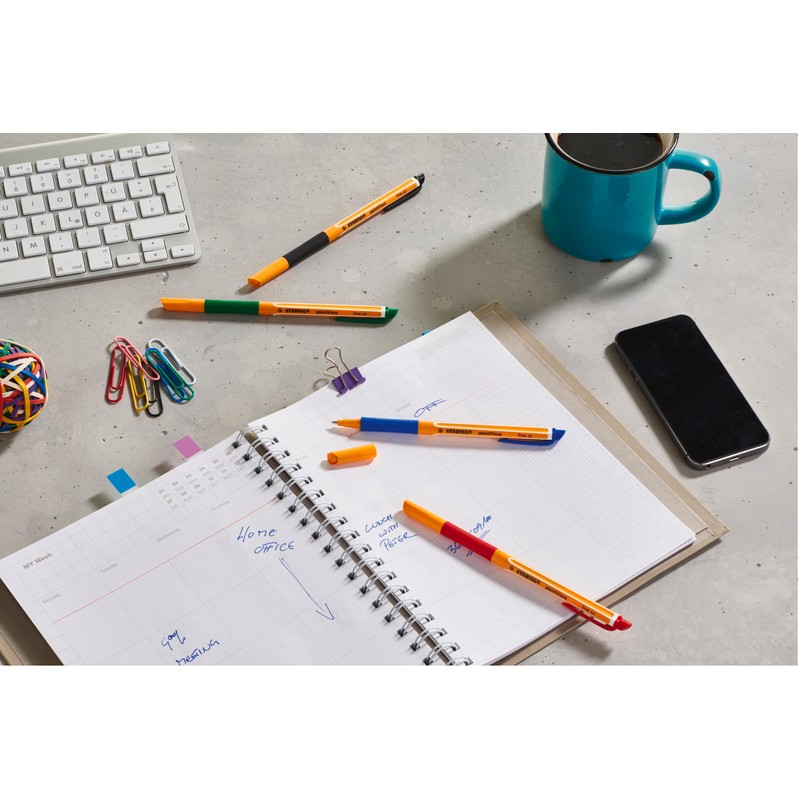 STABILO Point Visco Roller Ball Pen, Blue