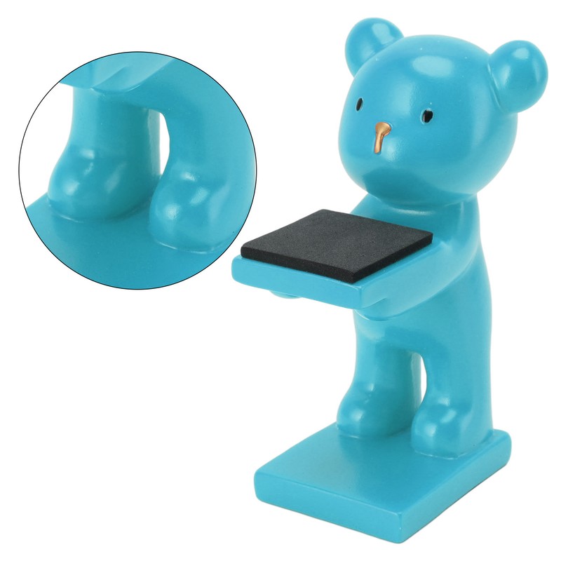 Bear Watch Stand Handcrafted Three Dimensional Modern Style Resin Watch