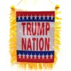 Pack of 3 Trump 2024 Nation 4"x6" Mini Window Banner