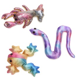 Toyland® Sand Animal Toy Decoration - Assorted Designs - Pack of 3 - 10cm