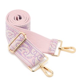 Wide Shoulder Strap Adjustable Replacement Belt Guitar Style Crossbody Bag Handbag Strap Multicolor Canvas Straps(Wide:2in)(Color39)