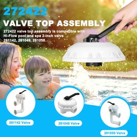 272422 Valve Top Assembly Compatible with 2-inch HiFlow Valve 261142, 261049, 261050