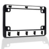 Fastasticdeals Metal Insert Bike License Plate Frame Panther Weatherproof Motorcycle