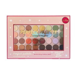 Holler and Glow Perfect Palette 32 Shades Eyeshadow Palette, 0.90 Oz, Shimmer and Matte Shades