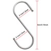20 Pack S-Shaped Hanging Hooks, Versatile Pot Hangers, Closet Organizers,