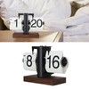 Digital Flip Clock 12h Single Sided Large Numbers Automatic Retro