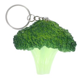 PRETYZOOM Broccoli Keychain Toy Green Broccoli Keyring Fake Broccoli Decoration Handbag Purse Pendant Food Keychains Broccoli Charm Key Chain Key Holder for Purse Car Child Petals
