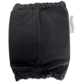 HurtSkurt Flat Black 2-in-1 Hot and Cold Therapy Compression Gel Sleeve | Harness-Free Heat and Ice Pack with Stretch-to-Fit Fabric for Hand, Wrist, Forearm, Foot, Ankle and Calf Pain | Small