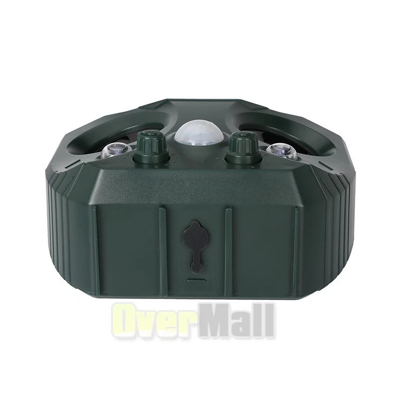 Ultrasonic Solar Animal Repeller 5 Modes with Motion Sensor Flashing