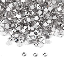 Diamantes de Imitación para Decoración Cristales Falsos Transparentes 1440 Piezas SS5 Plana para Uñas Teléfono y Ropa