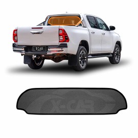 X-CAR Rear Windscreen Sun Shade for Toyota Hilux SR5 Double Cab 2015-2025 Magnetic Car Custom Wind Screen Sun Blind Mesh