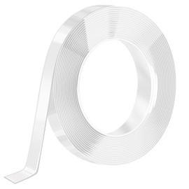 HNMZDS Nano Strong Mounting Adhesive Tape Double Sided Tape Heavy Duty Removable Clear Two Sided Double Stick Wall Tape 1/2in*10ft