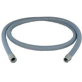 Europart Universal Drain Hose 4 m 19/22 mm Diameter Washing Machine Dishwasher 326 Grey