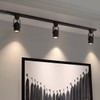 mirrea Bulb Replaceable LED Track Lighting Heads for Black H