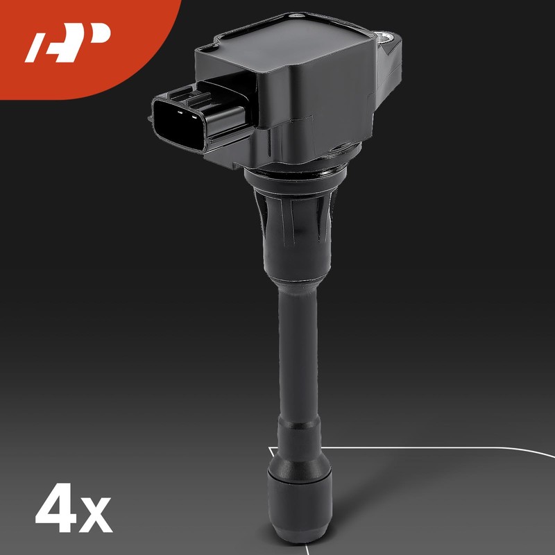 A-Premium Ignition Coil Pack and Iridium Spark Plugs Compatible with