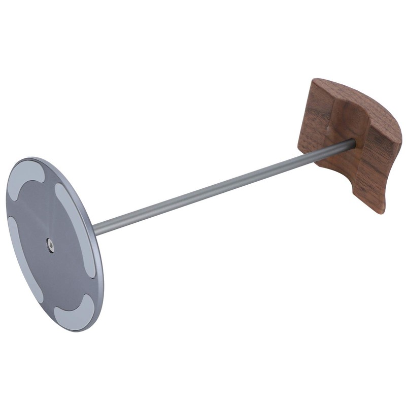 Cikonielf Headphone Stand Headphone Holder Walnut Wood Headphone Holder Aluminium