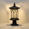 Seovix Solar Post Lights Outdoor Waterproof, Dusk to Dawn Solar