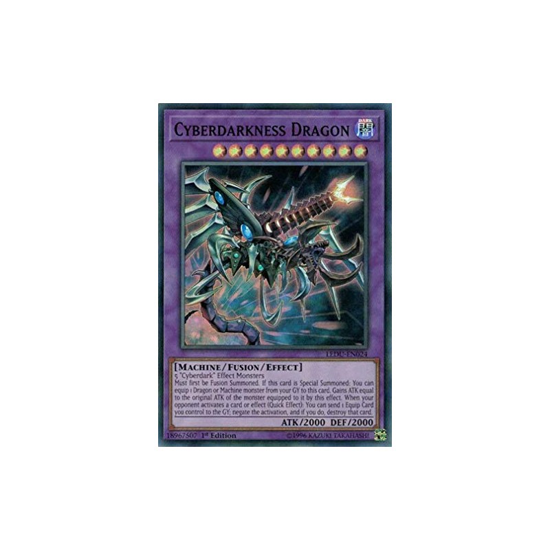 Cyberdarkness Dragon - LEDU-EN024 - Super Rare - 1st Edition