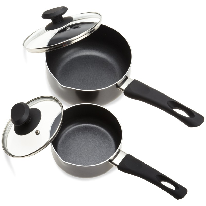 Ecolution PFOA Free, Tempered Glass Steam Vented Lids Elements Nonstick